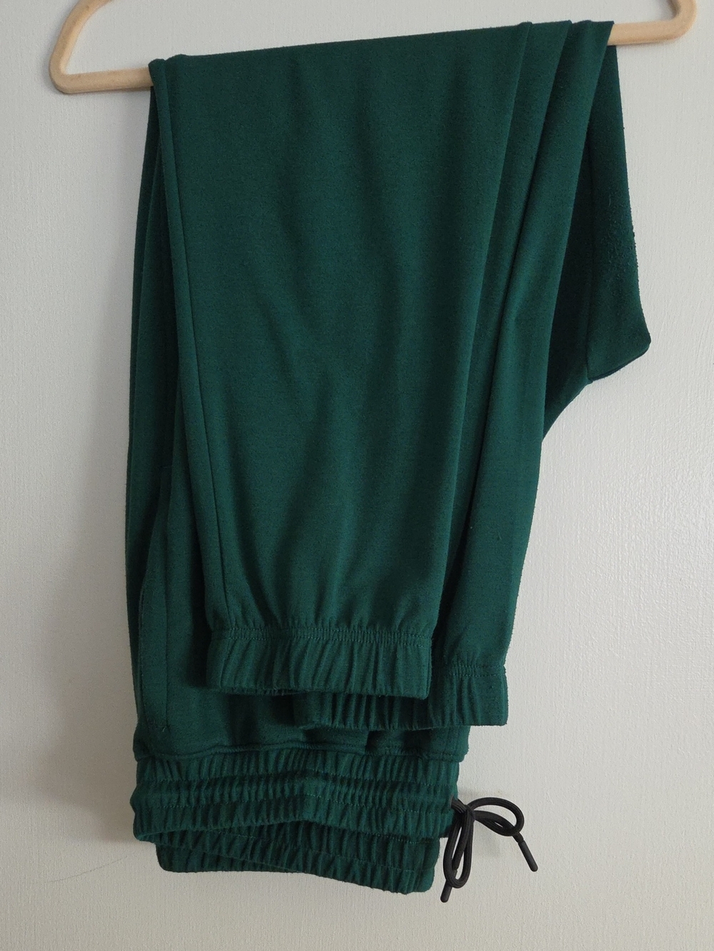 Mens Forest Green Drawstring Jogger Pants